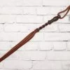 Charro Burgundy Cuarta Charra Braided Leather Quirt -Western Harness Shop image 864