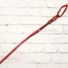 Red Cuarta Cuero Crudo Trenzado Braided Quirt 1 Red Cuarta Cuero Crudo Trenzado Braided Quirt -Western Harness Shop image 866
