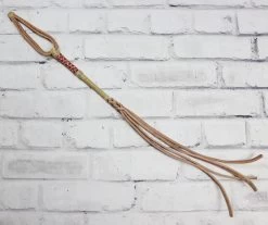 Cuarta Cuero Crudo Rawhide Red Quirt