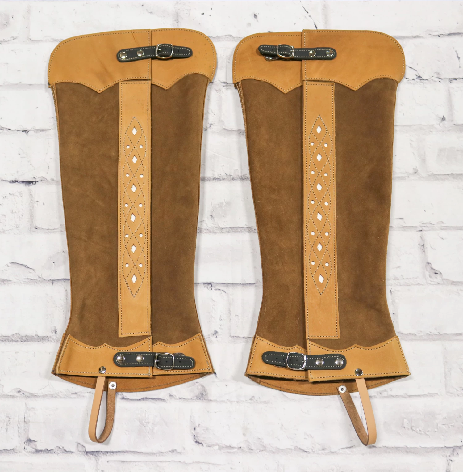 Charro Polainas Miel Gamuza Lisa Largas Cafe 3 Charro Polainas Miel Gamuza Lisa Largas Cafe