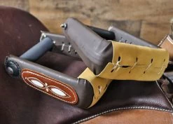 Estribos Charros Montura Horse Charro Saddle Stirrup -Western Harness Shop image 893