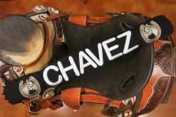 Chavez Sarape Black Charro Mexican Saddle -Western Harness Shop image 904
