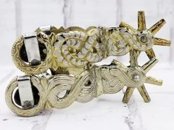 Engraved Snake Charro Spurs Espuelas Acero Stainless Steel Spurs