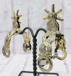 Engraved Snake Charro Spurs Espuelas Acero Stainless Steel Spurs 7 Engraved Snake Charro Spurs Espuelas Acero Stainless Steel Spurs -Western Harness Shop image 927