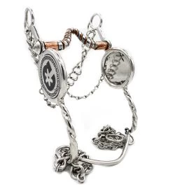 5" Freno Charro Diseño Caballo Charro Horse Bit With Copper