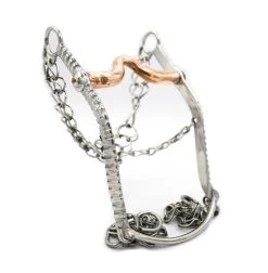 4 5/8" Charro Copper Mouth Horse Bit Freno Cobre