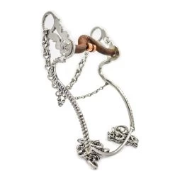 5 1/4" Freno Charro Acero Inoxidable Horse Charro Bit "U"