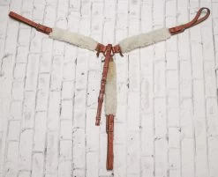 Pecho-Pretal Chedron Charro Con Borrega Horse Breast Collar Wool