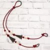 Red/Black Charro Reins Rawhide Riendas Charras -Western Harness Shop image 989