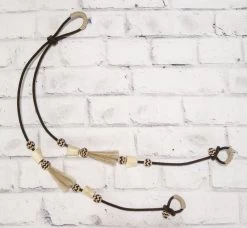 Cafe Charro Hueso Riendas Reins Horsehair
